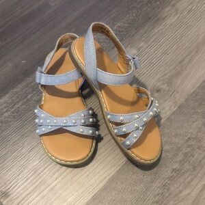 Brand new used once cat and jack sandels